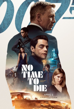 Poster placeholder for No Time to Die, a James Bond film